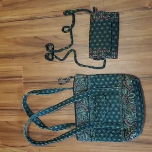 Vera bradley purse and wallet